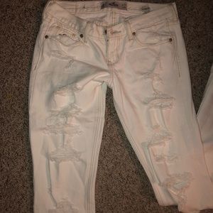 Women Hollister Skinny ripped jeans Size 1 Regular